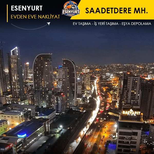 Saadetdere Mahallesi'nde sorunsuz ev taşıma süreci.